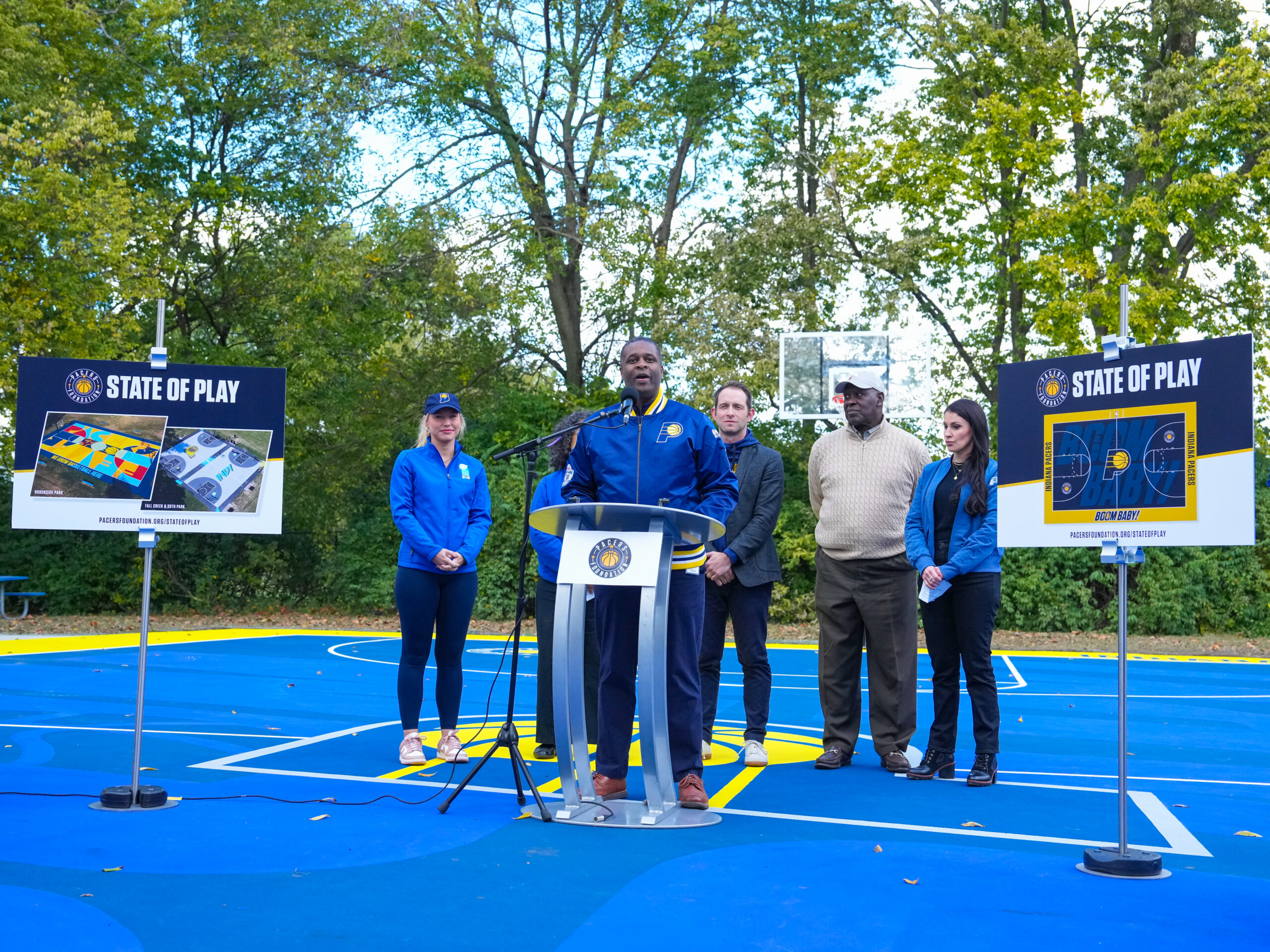 Even During Finals Run, Pacers Continue to Give Back to Community