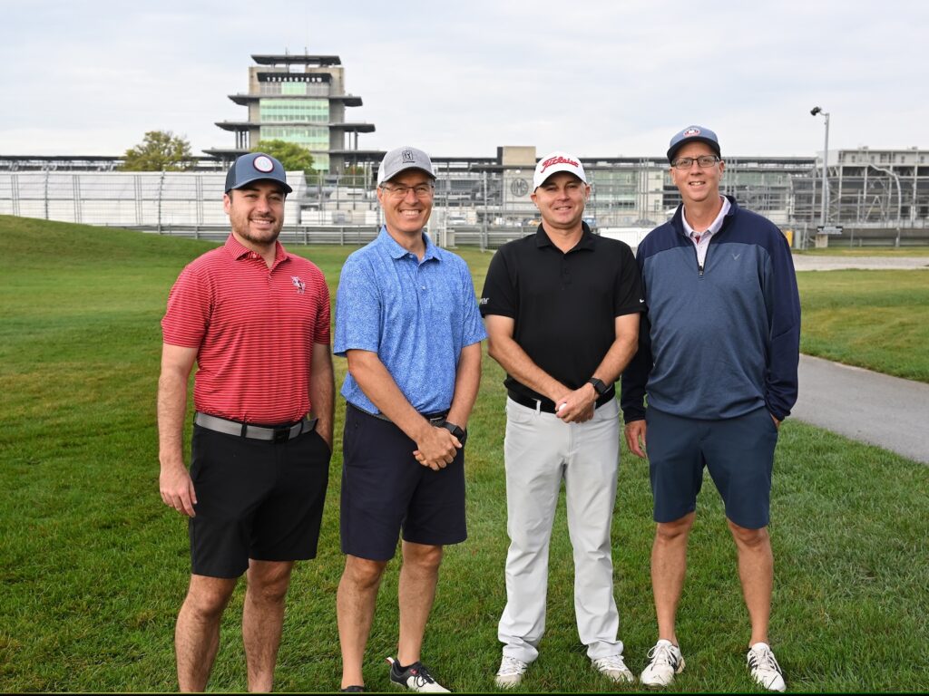 Golfers at Brickyard Crossing